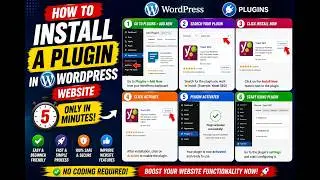 How to install a plugin in WordPress website only just in 5 minutes?
