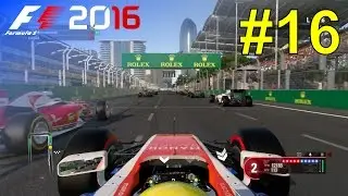 F1 2016 - Career Mode #16: European Grand Prix - 50% Race
