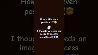 AI is Getting Scary&hellip; It Created a Photo From TOTAL Darkness ☠️🖤 #bome #black #ai #scary #fyp #guess