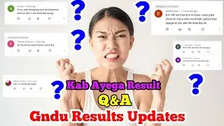 Gndu Results News 2022 || Gndu Results Updates 2022 || Gndu Q&A Video || Gndu Pending Results 2022