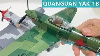 Speed Build A Lego WW2 Fighter-QuanGuan 100287 YAK-1B Review