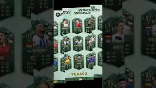 FIFA 23 WINTER WILDCARDS TEAM 2!! #shorts #fifa23 #winterwildcard #oficial