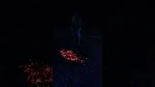 Jurgen Performing His Firewalking at Coconut Beach, Koh Rong ~ Cambodia