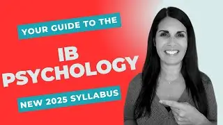IB Psychology New 2025 Syllabus
