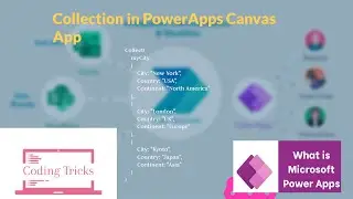 Create and update a collection in a canvas app | What is a collection in Powerapps? PowerApps.