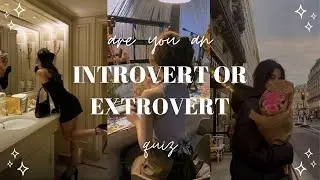 are you an Introvert or Extrovert?🖤✨2024 aesthetic quiz || personality test✧*:｡.