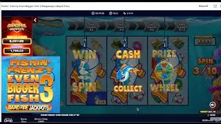 Fishin' Frenzy: даже большая рыба, бонус 3 Megaways
