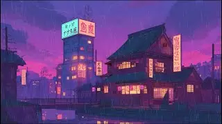 Rainy Lofi Drift 🌧️ | 80s Tokyo Chill Hip Hop Loop for Peaceful Night's Sleep