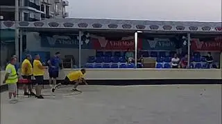 The traditional game of Boċċi in Malta (in slow motion)