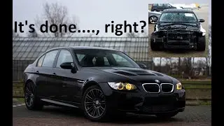 BMW E90 M3 rebuild, is it DONE? & Headlight module replacement