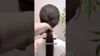 Tutorial on textured low bun hairstyle#Hairstyle#Hairstyle tutorial#Compile and distribute