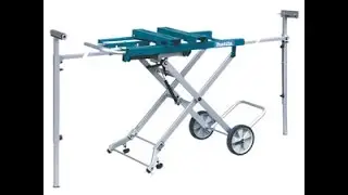 Makita WST05 miter saw stand unboxing and  assembling
