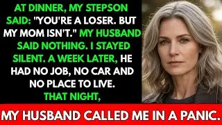 At Dinner, My Stepson Called Me a Loser I Stayed Silent—Then He Lost Everything | Revenge tales