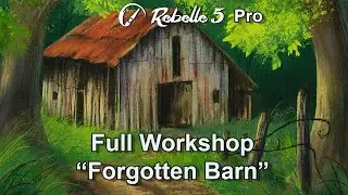 The Forgotten Barn | A Complete Rebelle 5 Pro Digital Painting Workshop