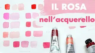 Come creare il ROSA 🌸 nell'acquerello