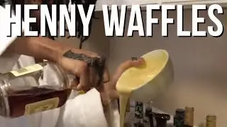 Preparing Hennessy Waffles by Chef Henny
