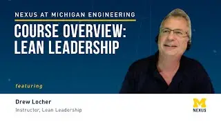Lean Leadership - Course Overview