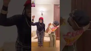Присцилла Оджо и её муж Джума Джукс радуют поклонников своими прекрасными танцевальными движениям...