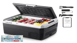 VEVOR 12 Volt Car Refrigerator 42.3QT 40L Car Fridge Portable Electric Cooler