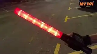 MY DIY LED TRAFFIC CONTROL BATON LIGHT / OUTDOOR SAFETY TRAFFIC SIGNAL CONTROL WARNING LED LIGHT