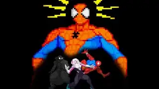 NEW UPDATE,scarlet spider and spider gwen and spiderman noir M.U.G.E.N