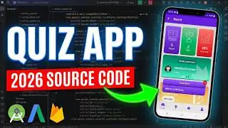 Complete Quiz App in Android Studio with Admin Panel | Firebase Project Source Code (2026)