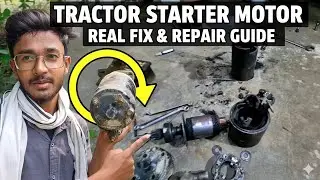 Johndeere 5050D 2wd  starter motor repair video.
