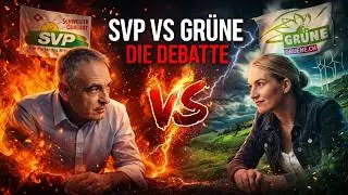 SVP vs. Gr&uuml;ne | Marlene Fischer und R&eacute;my Wyssmann &ndash; Interviewer Daniel Sauser