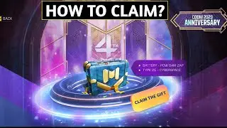 *NEW* Codm 4th Anniversary Gift Gun & Character Skin | How To Claim?