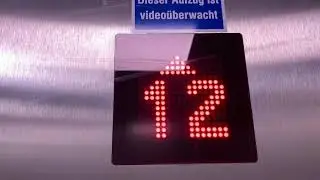 2013 ATH Aufzug in Hochhaus in Wohnhaus In Stuttgart Widmaierstra&szlig;e