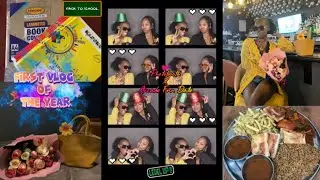 VLOG: Photobooth 📸 + Arcade Fun Date 🏀🎮 || Family Lunch at Kilimanjaro Jamia 🍽 & back2school prep 📚🖍