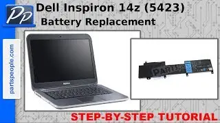 Dell Inspiron 14z (5423) Battery Video Tutorial Teardown