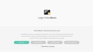 LEDGER NANO S | Управление форком &laquo;Bitcoin Cash&raquo; | BITCOIN BITCOIN CASH BTC USAF BTC SEGWIT2X