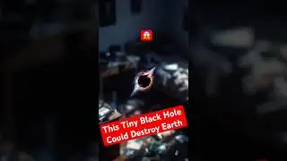 A Black Hole the Size of a Coin Appeared in My Room #space #funfacts #fyp