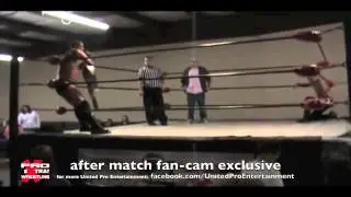 Pro Wrestling Extra (fan cam): Jon Davis vs Lance Alonte after the match
