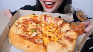 PIZZA HUT (ASMR EATING SOUNDS) NO TALKING | SAS-ASMR
