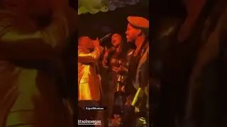 #Nelly serenades #Ashanti on stage with Anderson Paak at his 50th birthday party at Tao Las Vegas.