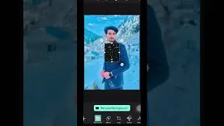 How to apply snow affect in picture | use picsart #khano