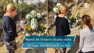 Madre y hermana de Octavio Ocaña visitan el lugar donde murió el actor
