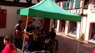 Dust My Broom feat Fred u Doc-Runway 27, Left- 30.Juli 2017 beim  Stadtfest in Haslach im Kinzigtal