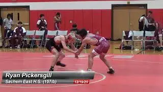 Sachem East's Ryan Pickersgill vs Bay Shore Wrestiling - 12/19/2025