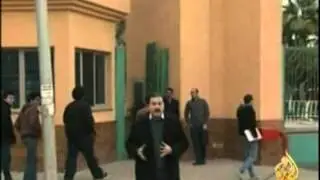 تظاهرات داخل الجامعة الألمانية بالقاهرة