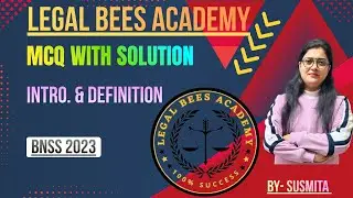 BNSS MCQ Practice Set 🔥 | New Criminal Law Questions for Judiciary| Everything You Need to Know