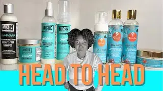 CURLS Sea Moss Collection vs MICHE Beauty! SIDE BY SIDE COMPARISON - Wash Day Routine