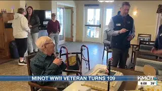 Oldest living WWII veteran in ND turns 109 years old