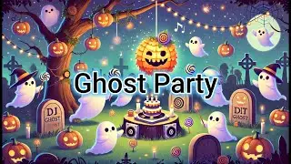 🎃👻 Ghost Party LOOP | Kid-Friendly Halloween Ambience with Cute Ghosts & Pumpkins
