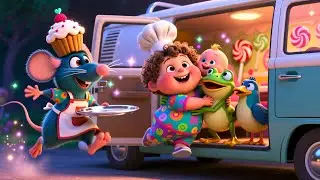 Baby&rsquo;s Sharing Van 🚐🤝✨ | Kids Fantasy Song | Learn Colors with Kind Sharing Fun