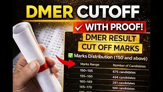 DMER CUTOFF WITH PROOF WHAT NEXT? AAGE KA PROCESS AFTER DMER RESULT DMER SAFE SCORE