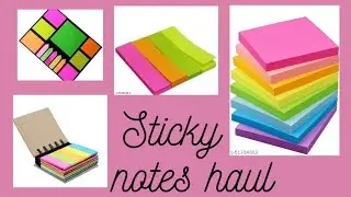 Meesho sticky notes haul // sticky notes haul