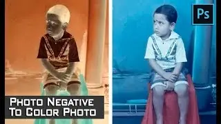 How to Convert a Photo Negative Into a Color Photo Using Photoshop